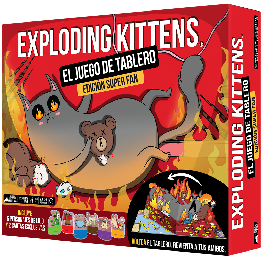 Exploding Kittens: The Board Game Super Fan Edition