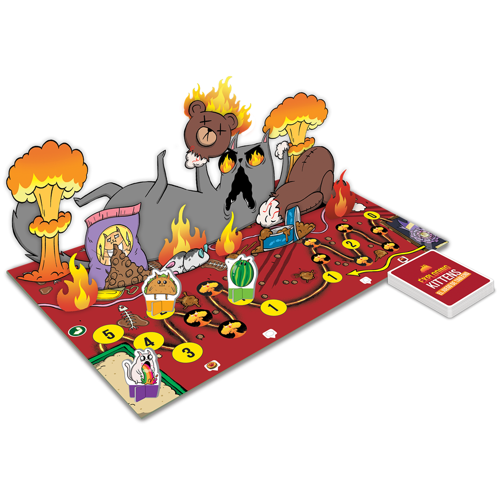 Exploding Kittens: The Board Game Super Fan Edition
