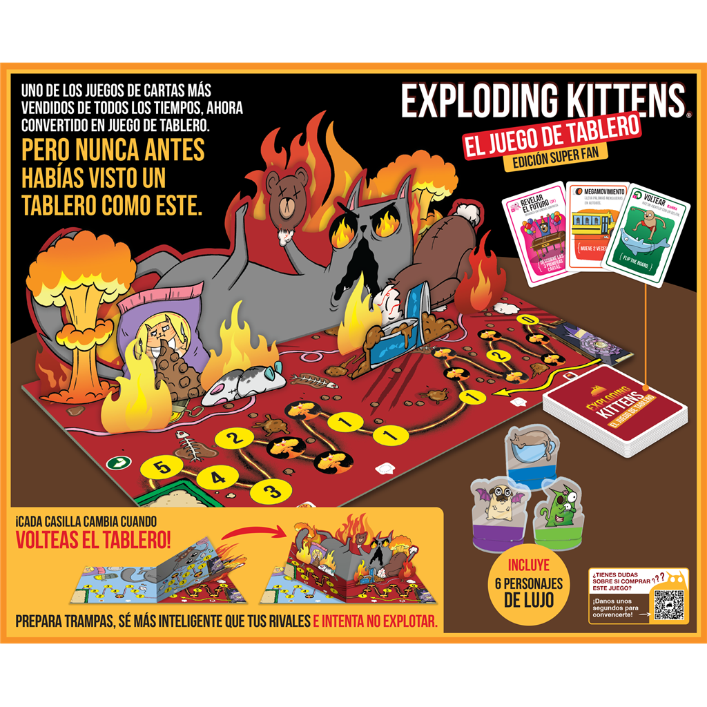 Exploding Kittens: The Board Game Super Fan Edition