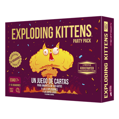 Exploding Kittens: Party Pack Edición Kickstarter - Juego de Cartas