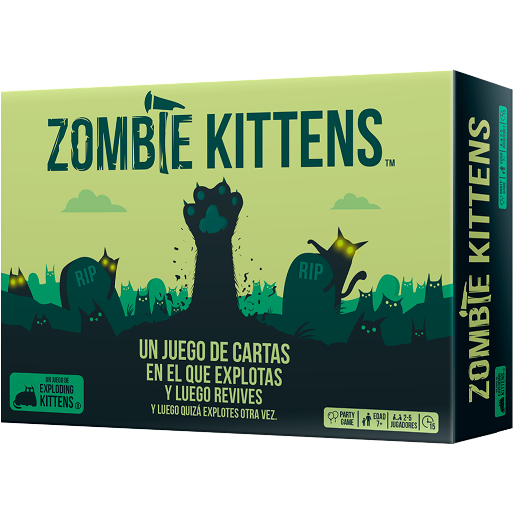Zombie Kittens - Juego de Cartas de Estrategia y Humor