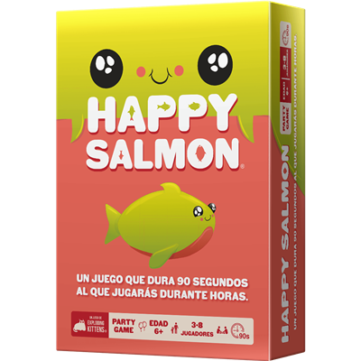 Happy Salmon - Juego de Cartas Rápido y Divertido para Toda la Familia