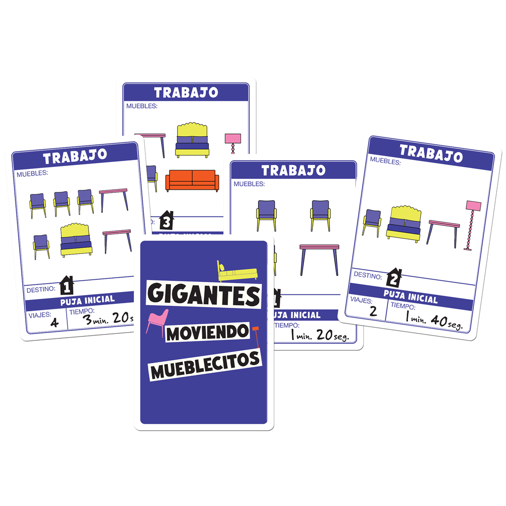 Gigantes Moviendo Mueblecitos - Juego de Destreza y Habilidad