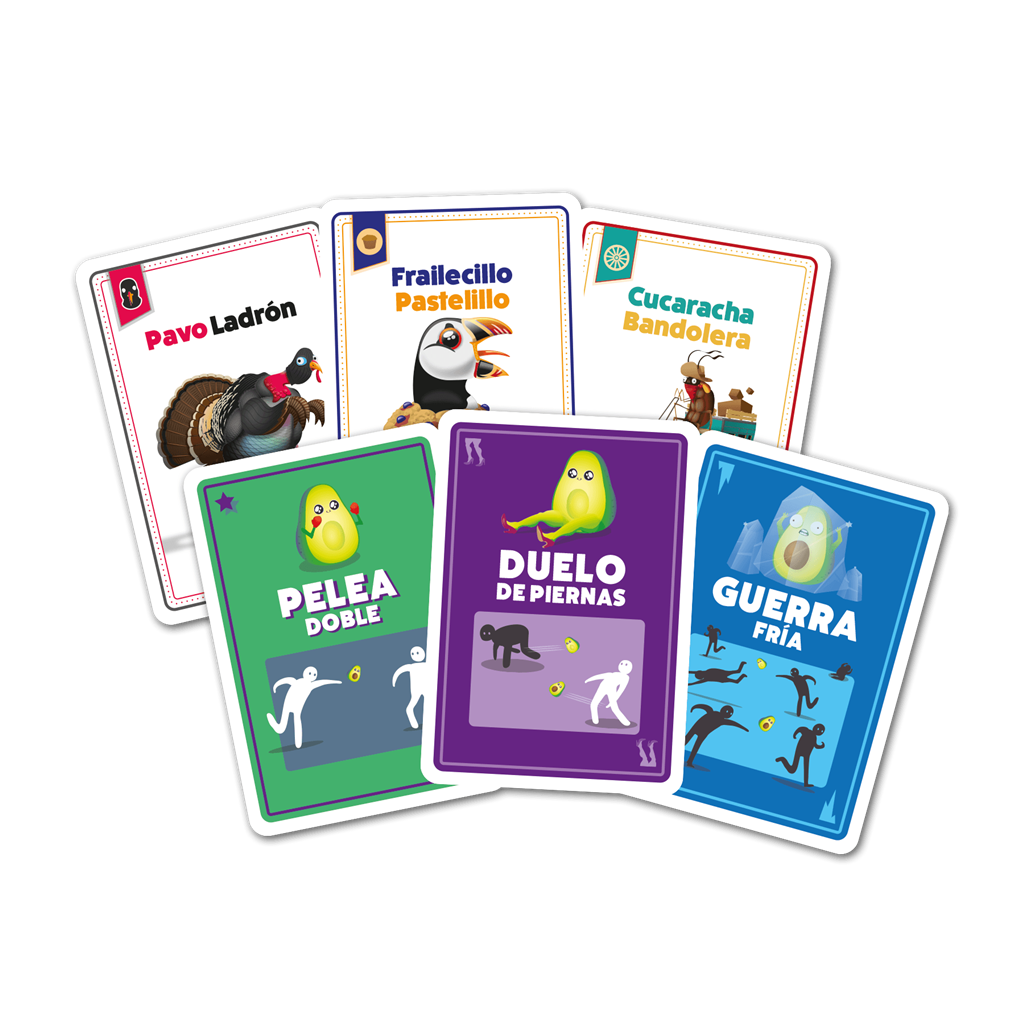 Throw Throw Avocado - Juego Mesa Cartas Acción Aguacates