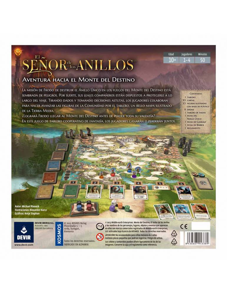 El Señor de los Anillos: Aventura hacia el Monte del Destino