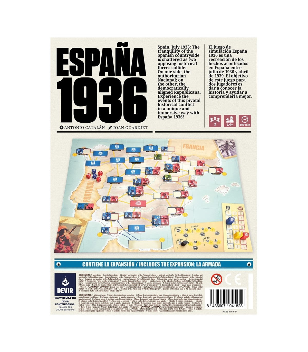 España 1936 - Juego de Mesa de Estrategia Histórica sobre la Guerra Civil