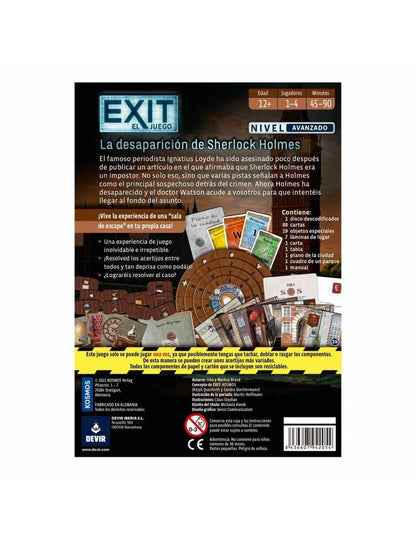 Exit: La Desaparición de Sherlock Holmes