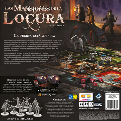 Las Mansiones de la Locura - Juego de Mesa de Terror Cooperativo con App
