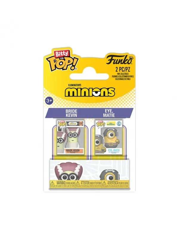Funko Bitty POP! 2-Pack Bride Kevin & Eye, Matie - Minions