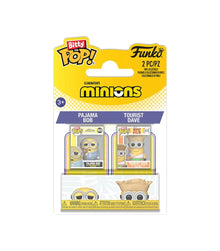 Funko Bitty POP! 2-Pack Pajama Bob & Tourist Dave - Minions