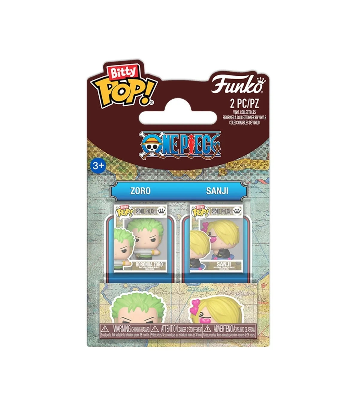 Funko Bitty POP! 2-Pack Zoro & Sanji - One Piece