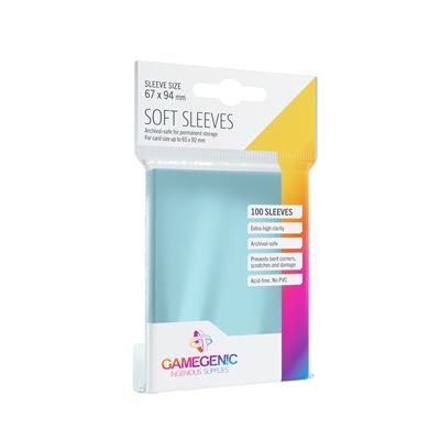Soft Sleeves Standard Pack 100 - Fundas Protectoras Blandas Transparentes