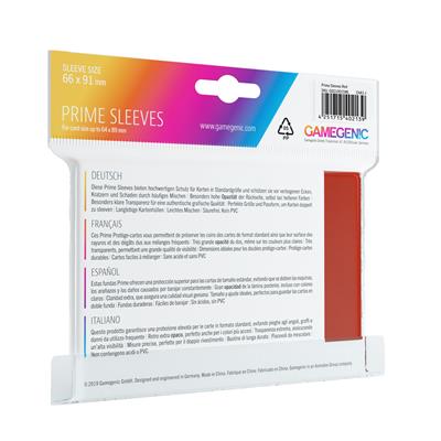 Gamegenic Pack Prime Sleeves Red (100)