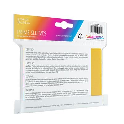 Gamegenic Pack Prime Sleeves Yellow (100)