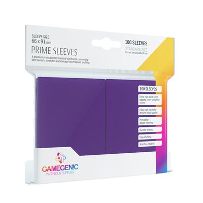 Gamegenic Pack Prime Sleeves Purple(100)