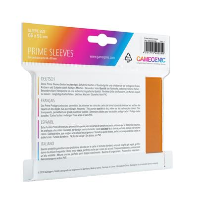 Gamegenic Pack Prime Sleeves Orange (100)