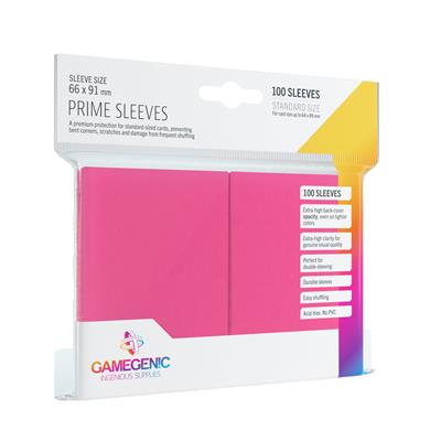 Gamegenic Pack Prime Sleeves Pink (100)