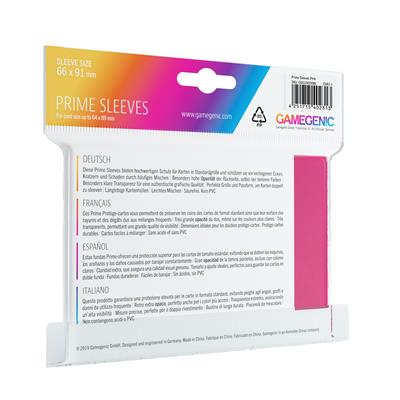 Gamegenic Pack Prime Sleeves Pink (100)
