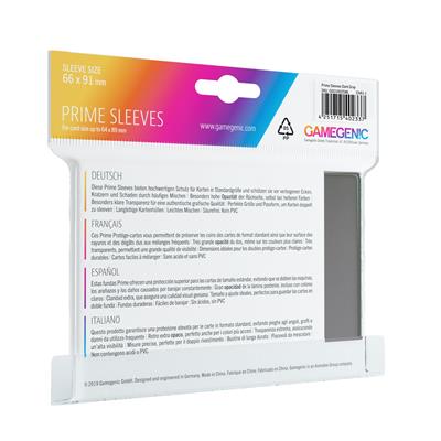 Gamegenic Pack Prime Sleeves Gray (100)