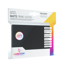 Gamegenic Pack Matte Prime Sleeves Black (100)
