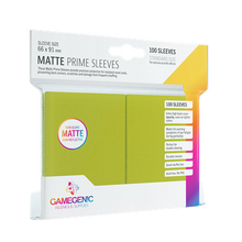 Gamegenic Pack Matte Prime Sleeves Lime (100)