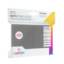 Gamegenic Pack Matte Prime Sleeves Dark Gray (100)