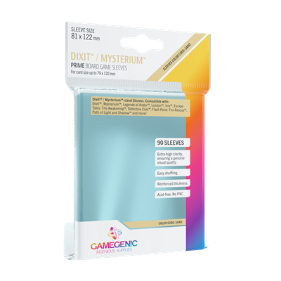 Gamegenic Prime Dixit Sleeves 81x122mm (90 unidades) - Fundas Protectoras Premium