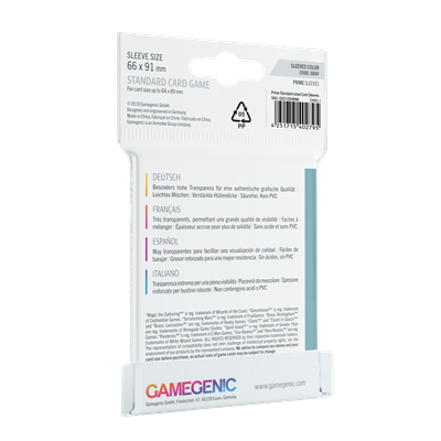 Prime Standard Card Game Sleeves 66x91mm (50)