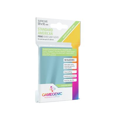 Gamegenic Standard American Sleeves 59x91mm
