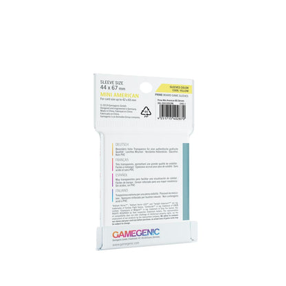 Gamegenic Fundas Prime Mini American-Sized Sleeves 44x67mm (50 unidades)