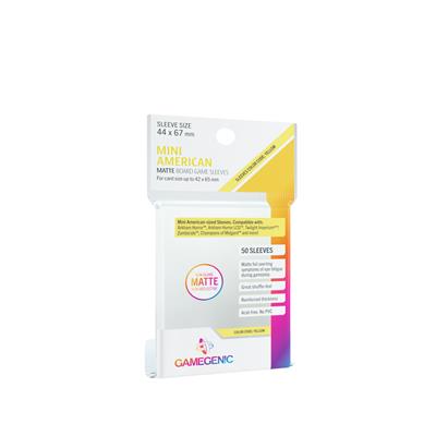 Gamegenic Matte Mini American-Sized Sleeves 44x67mm (50)