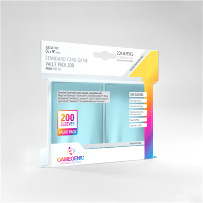 Gamegenic Prime Standard Card Game Value Pack (200)