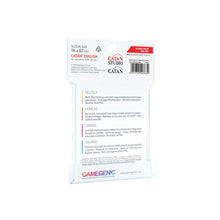 Gamegenic Matte Catan-Sized Sleeves 56x82mm (60 unidades)