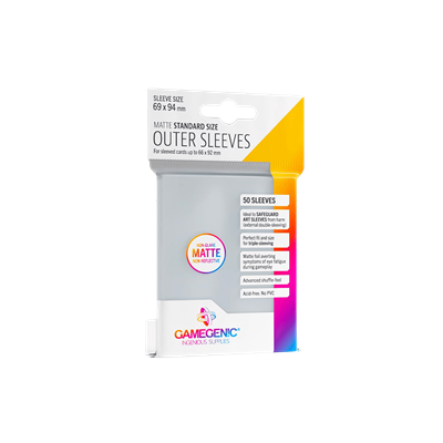 Outer Sleeves Matte Standard Size - Gamegenic