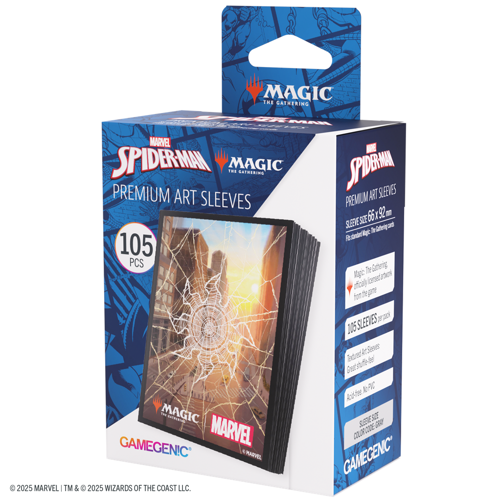 Gamegenic Marvel's Spider-Man Sleeves Spider-Man Plains Magic The Gathering