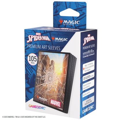 Gamegenic Marvel's Spider-Man Sleeves Spider-Man Plains Magic The Gathering