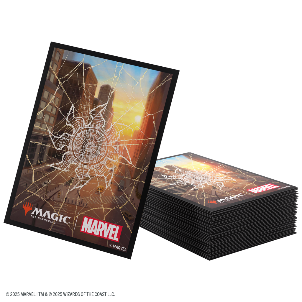 Gamegenic Marvel's Spider-Man Sleeves Spider-Man Plains Magic The Gathering