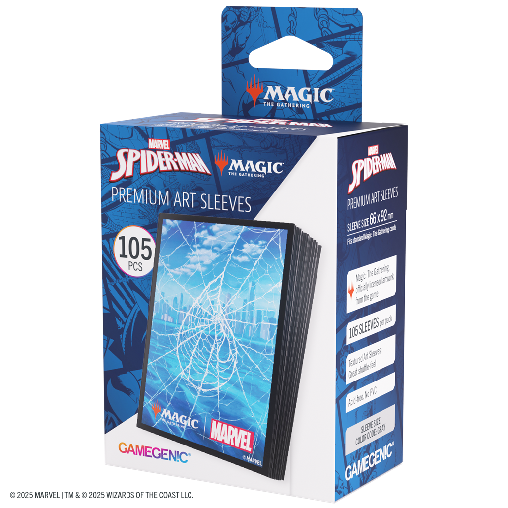 Gamegenic Marvel's Spider-Man Sleeves Spider-Man Island (100) Magic The Gathering