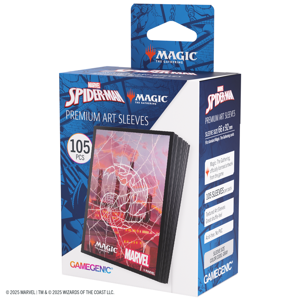 Gamegenic Marvel's Spider-Man Sleeves Spider-Man Mountain Magic The Gathering