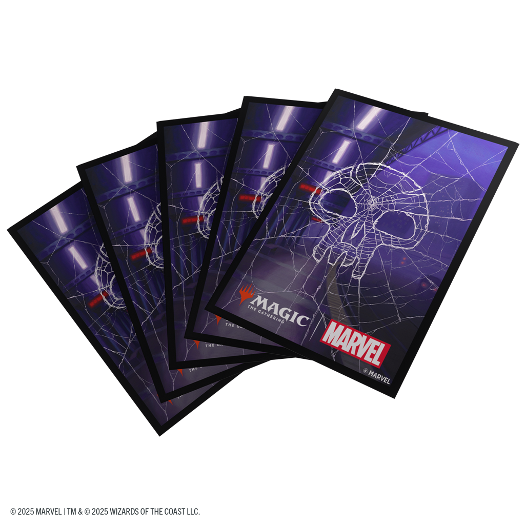 Gamegenic Marvel's Spider-Man Sleeves Spider-Man Swamp Magic The Gathering