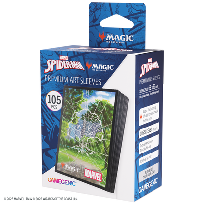 Gamegenic Marvel's Spider-Man Sleeves Spider-Man Forest Magic The Gathering