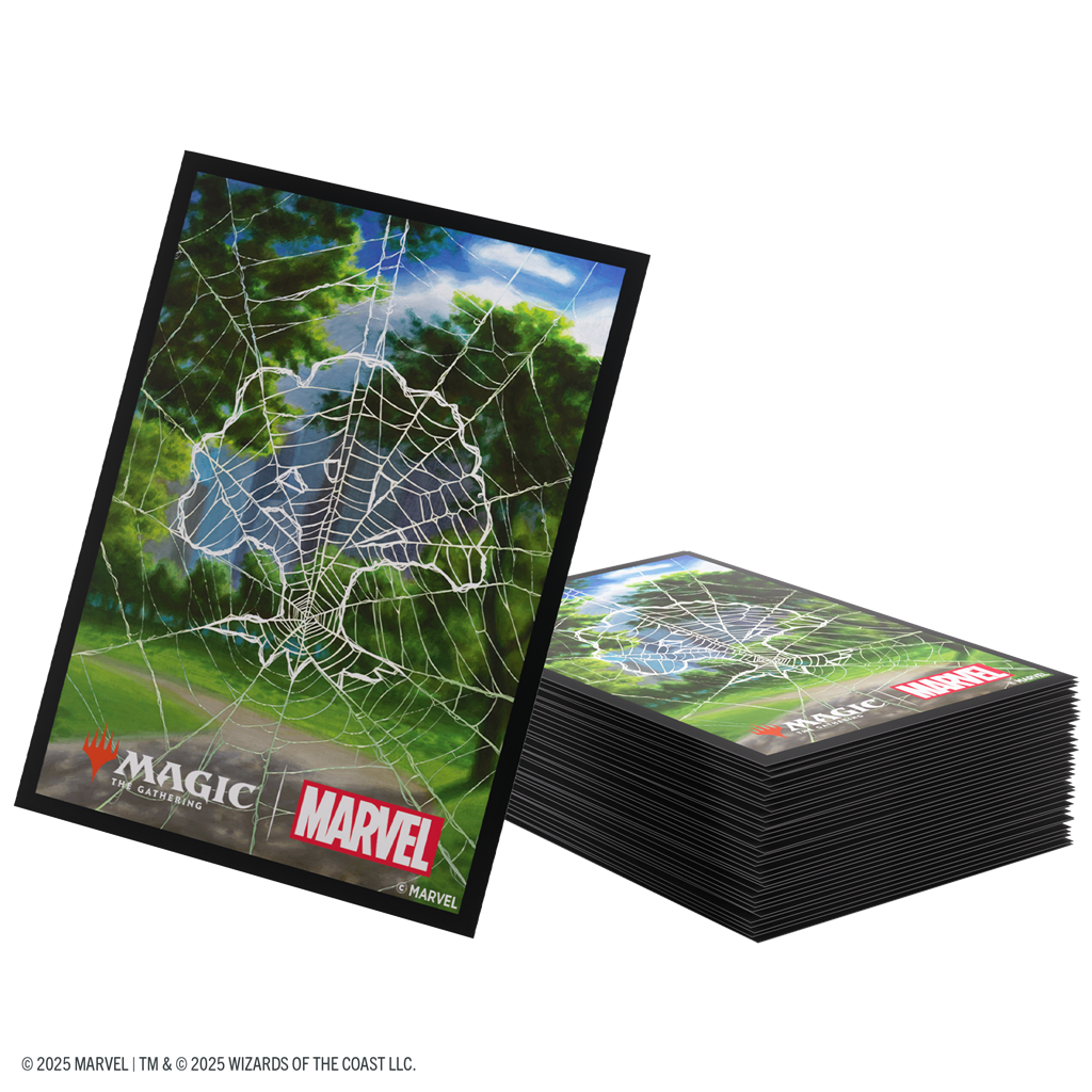 Gamegenic Marvel's Spider-Man Sleeves Spider-Man Forest Magic The Gathering