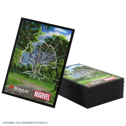 Gamegenic Marvel's Spider-Man Sleeves Spider-Man Forest Magic The Gathering