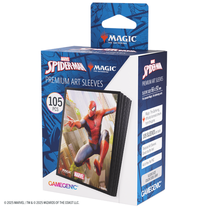 Gamegenic Marvel's Spider-Man Sleeves Spider-Man - Fundas Protectoras (100 unidades) Magic The Gathering