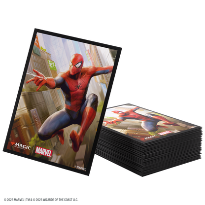Gamegenic Marvel's Spider-Man Sleeves Spider-Man - Fundas Protectoras (100 unidades) Magic The Gathering