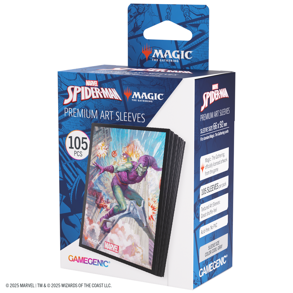Gamegenic Marvel's Spider-Man Sleeves Green Goblin - Fundas Protectoras (100 unidades) Magic The Gathering