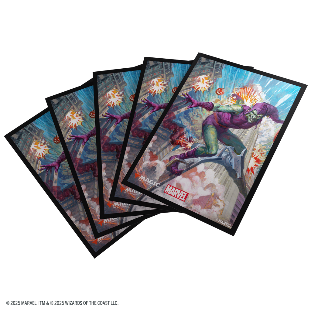 Gamegenic Marvel's Spider-Man Sleeves Green Goblin - Fundas Protectoras (100 unidades) Magic The Gathering