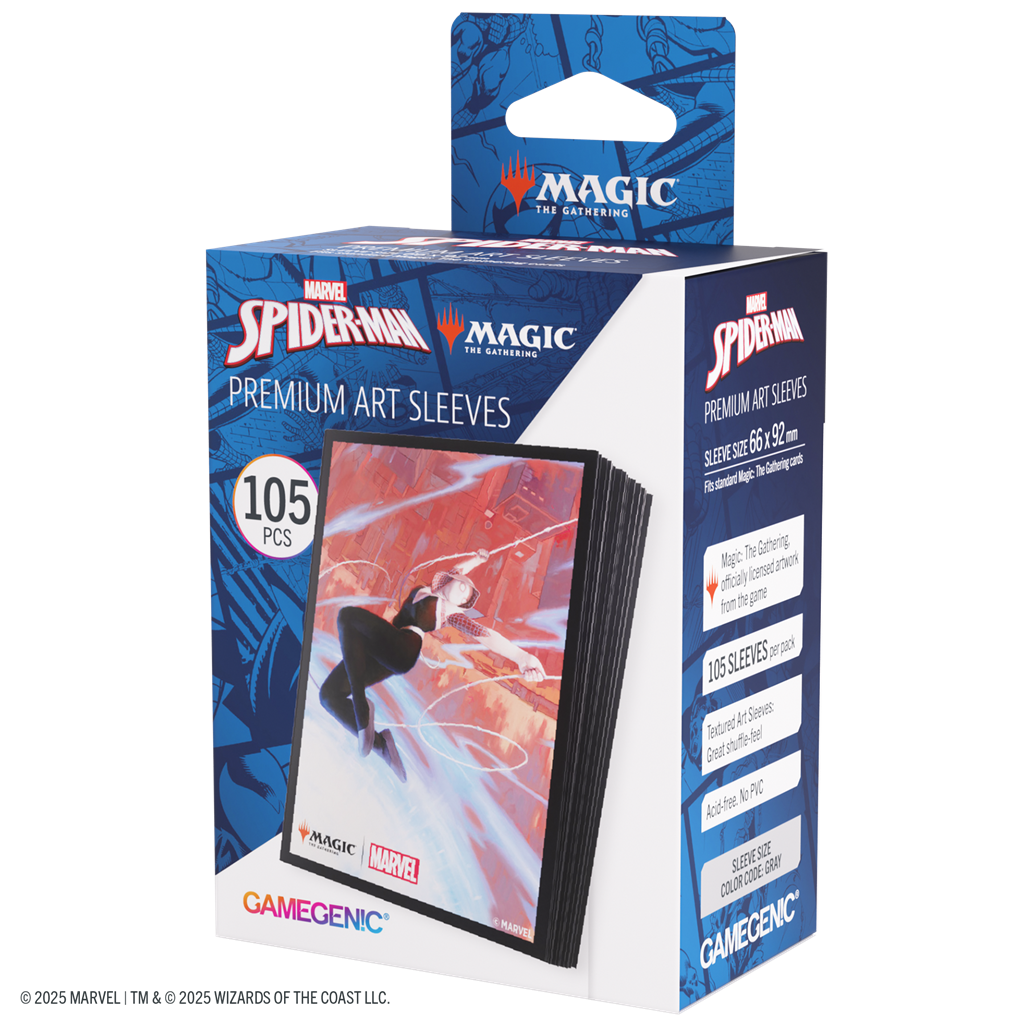 Gamegenic Marvel's Spider-Man Sleeves Spider-Gwen - Fundas Premium para Magic The Gathering