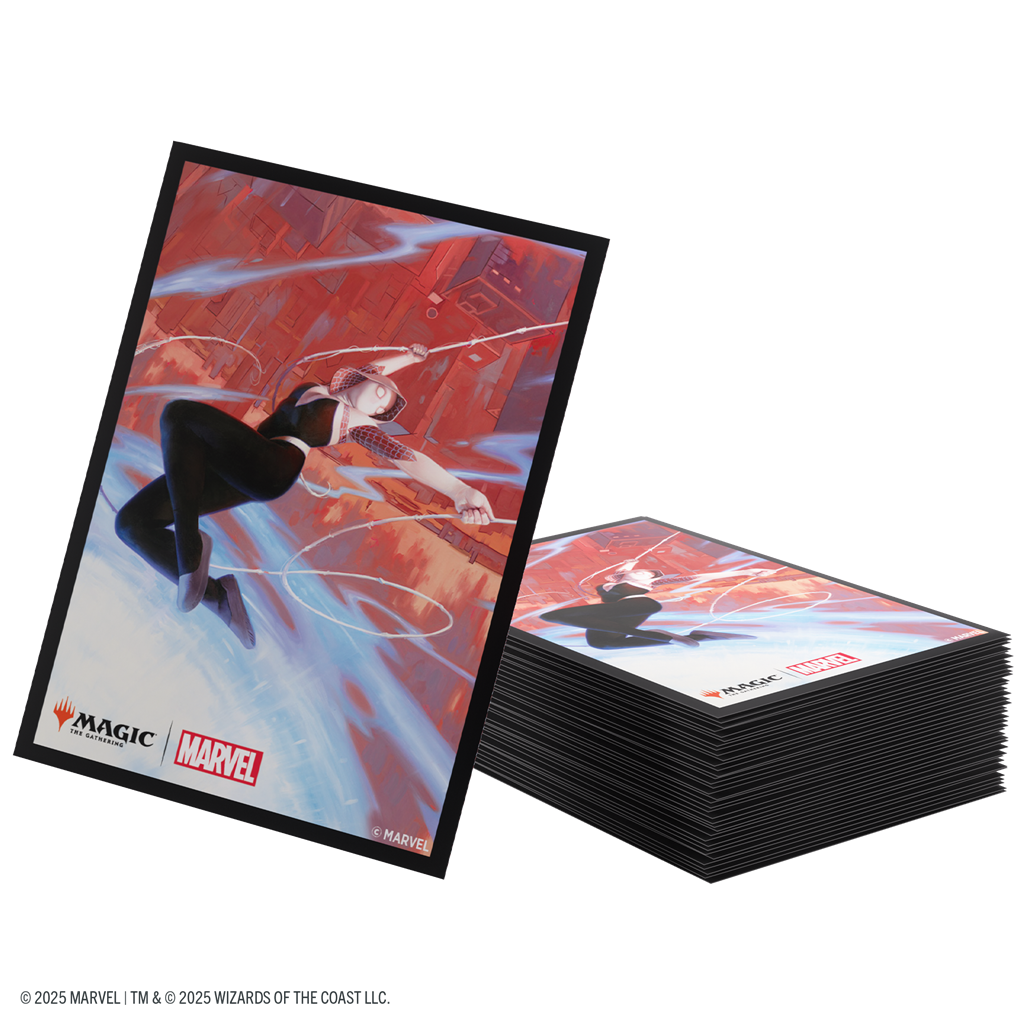 Gamegenic Marvel's Spider-Man Sleeves Spider-Gwen - Fundas Premium para Magic The Gathering