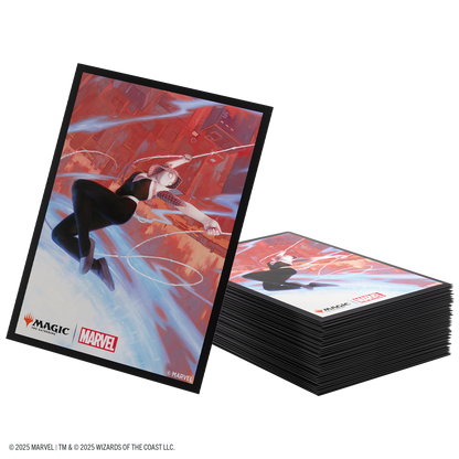 Gamegenic Marvel's Spider-Man Sleeves Spider-Gwen - Fundas Premium para Magic The Gathering